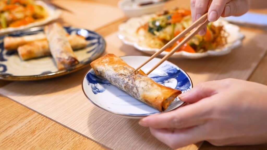 春巻きも手軽に作れます
