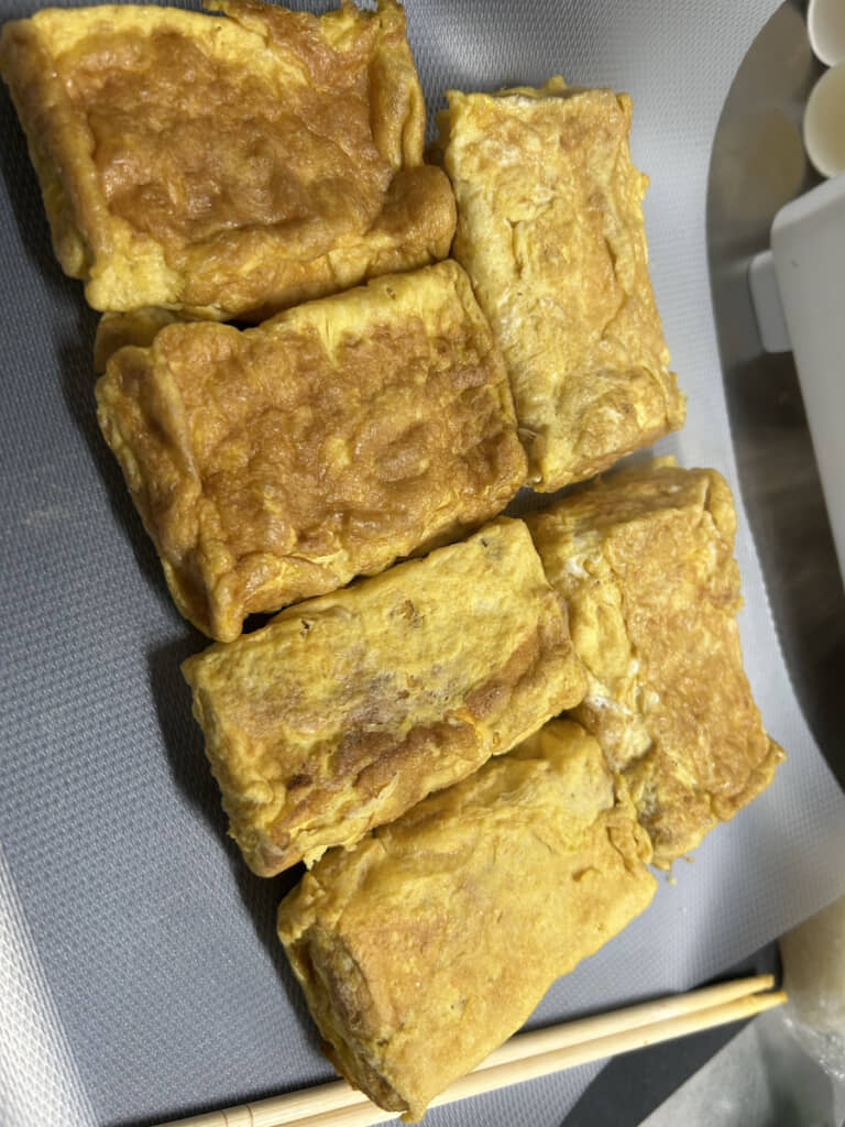 卵焼きをたくさん焼いてみた