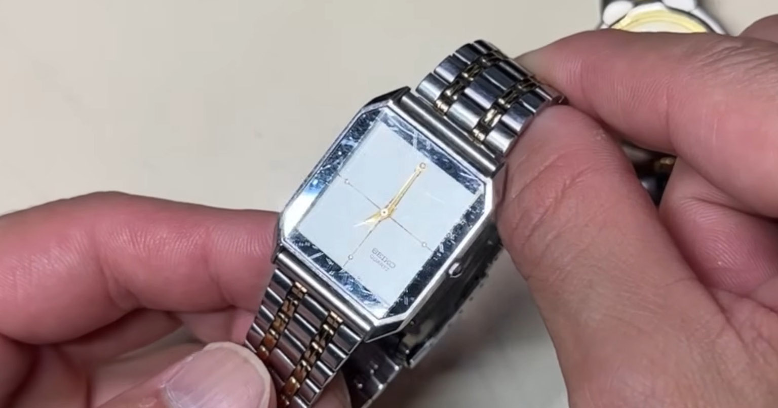 ハードオフで買った“ジャンク腕時計”→ひたすら磨いたら…… 「たまり