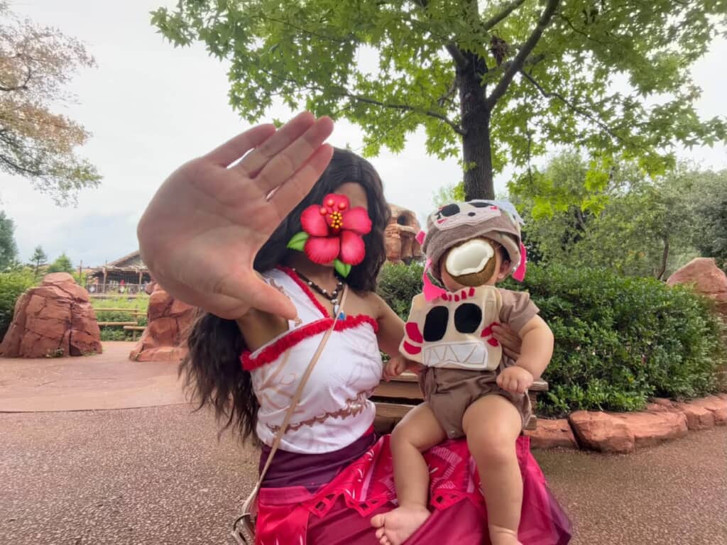モアナをテーマに念願だった親子仮装を楽しんだHaruさん