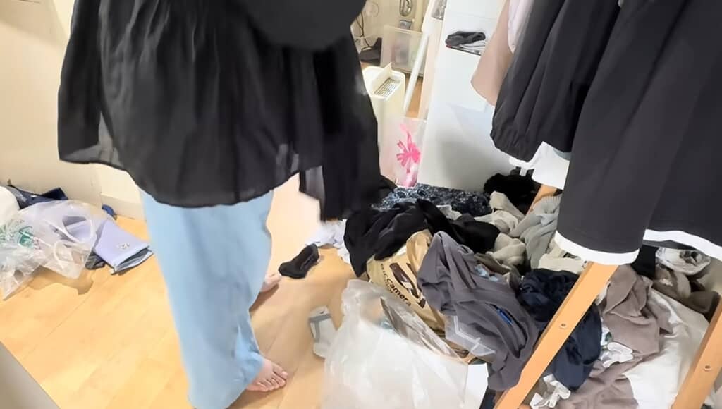 片付けをスタート