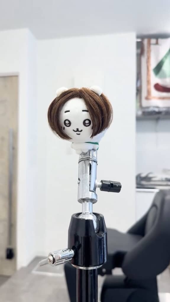 世にも珍しいショートボブのちいかわが完成！
