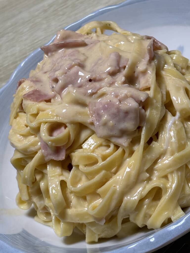 現在ではカルボナーラが作れるまでに進化