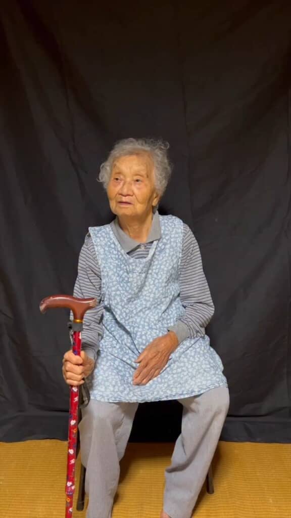 101歳のおばあちゃんにさすまたを作成