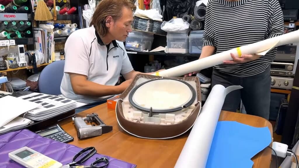 シートの張り替えはおじいちゃんの友達の業者さんにお願いしました
