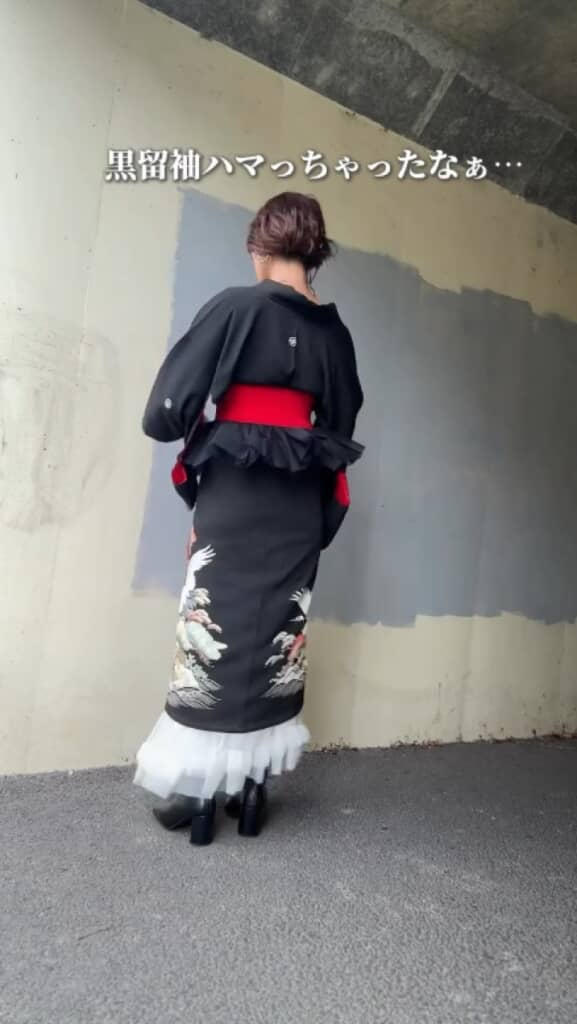 後ろ姿も素敵です