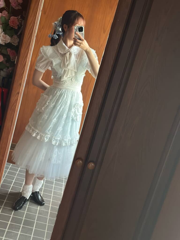 この日のレースワンピース