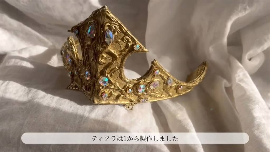 手作りのティアラ
