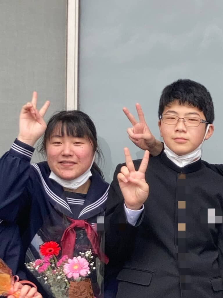 幼さが残る学生時代（ビフォー）
