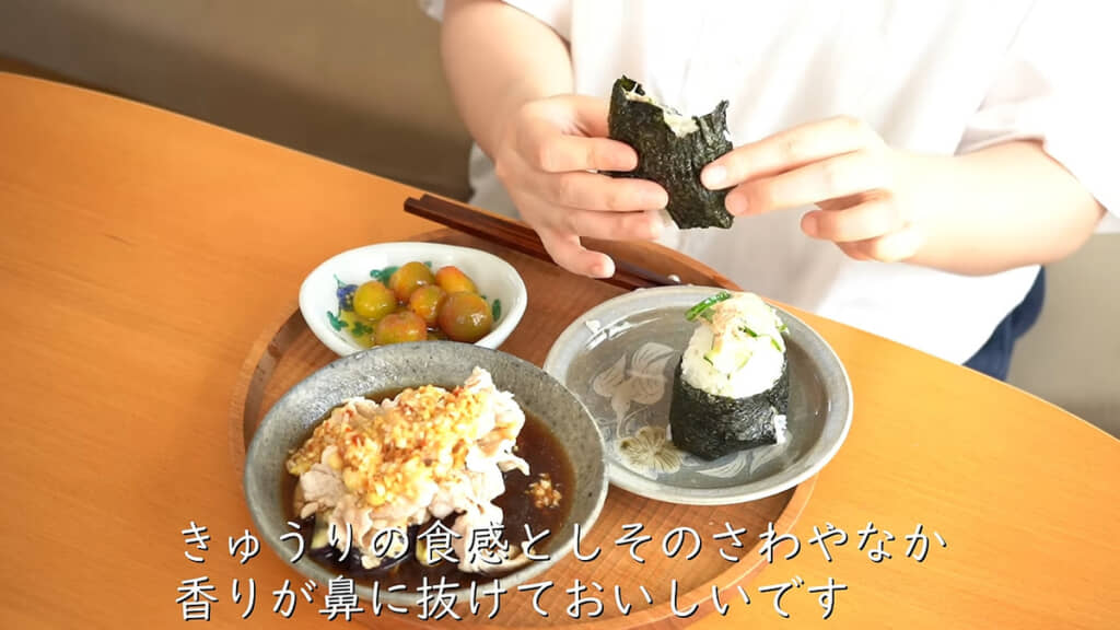 ツナマヨはおにぎりにして、この日の昼食に
