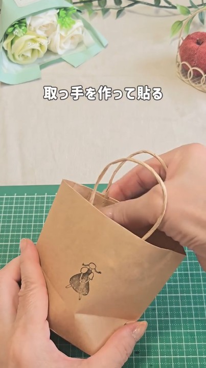 ちょうど良い長さの取っ手を付けたら、完成