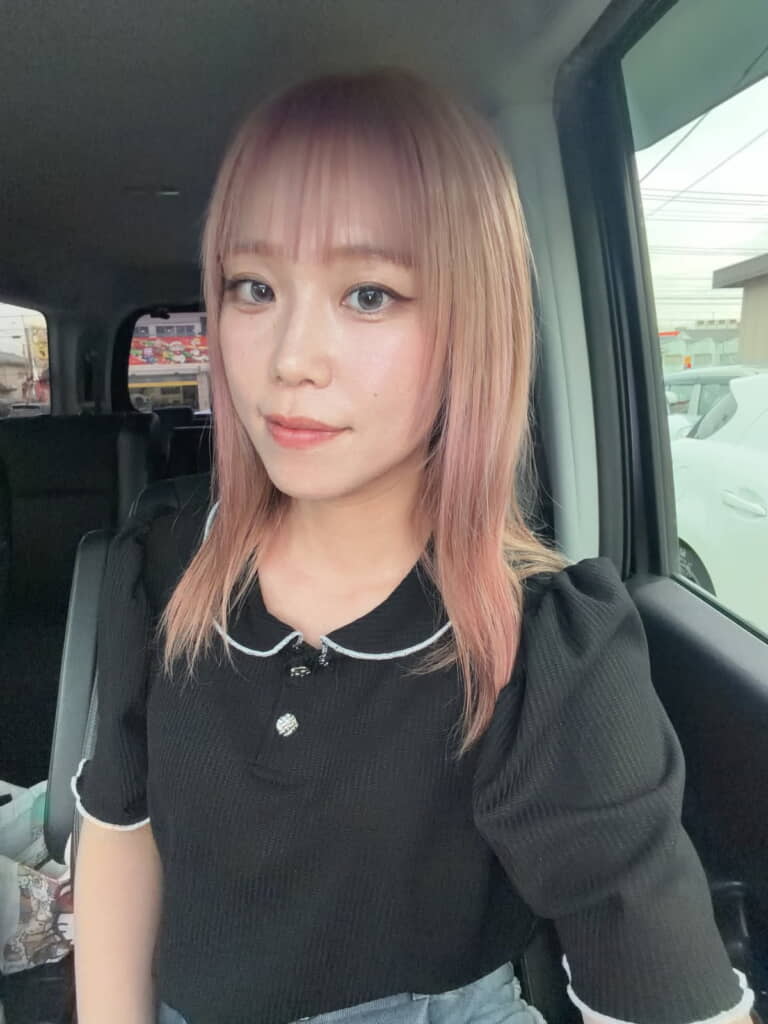 加工を施した写真のさやかさん