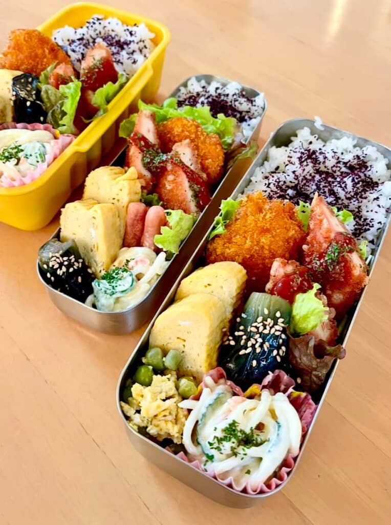なんてきれいなお弁当
