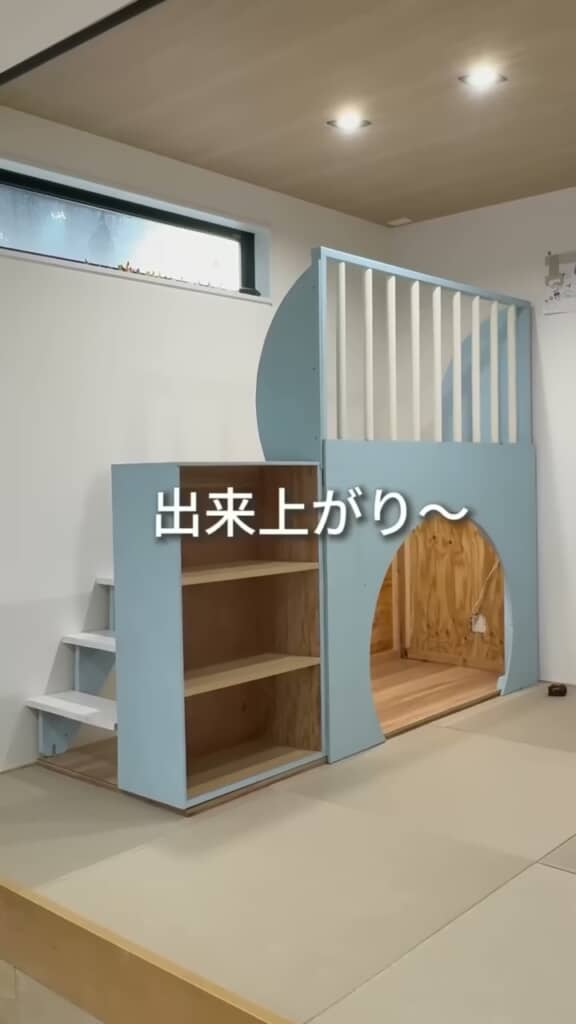 部屋の一角に構築したヌック