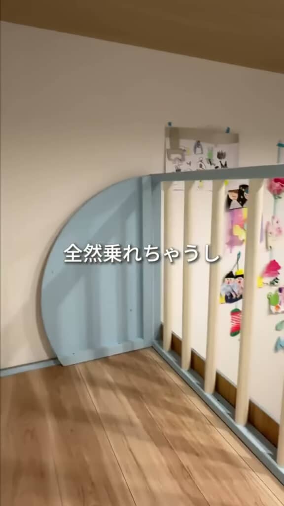 大人も乗れるヌックの2階部分