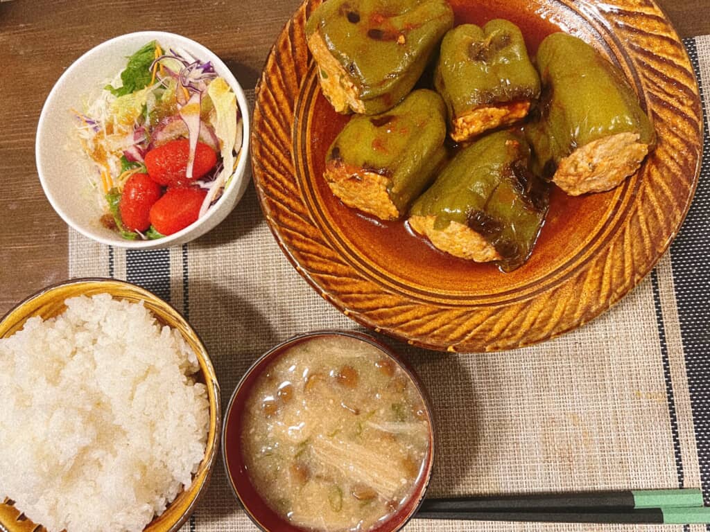 バランスの良い食事です