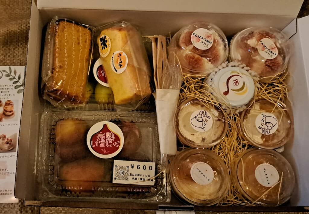 いちじくだけでなく、たくさんのスイーツが！