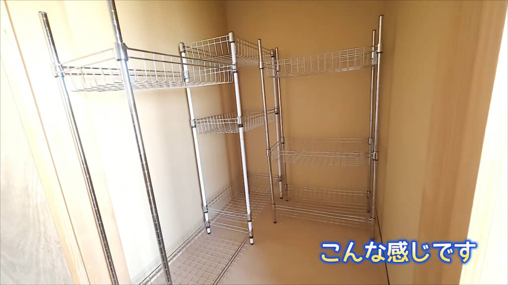 再配置したラックたち