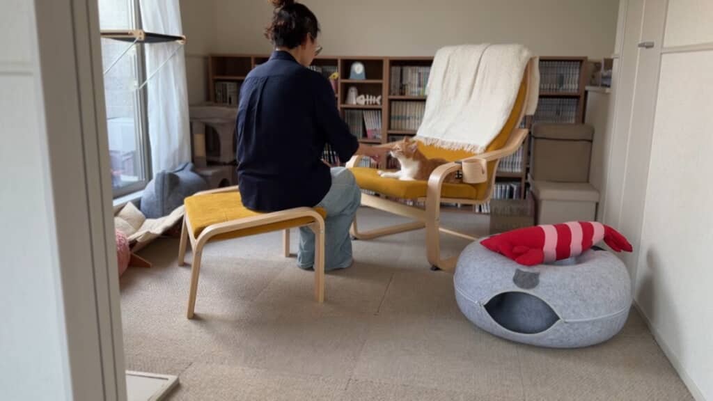 オットマンの座り心地は良かったそうです