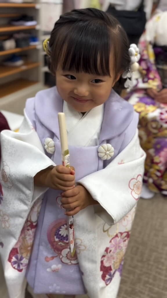 うれしそうですね