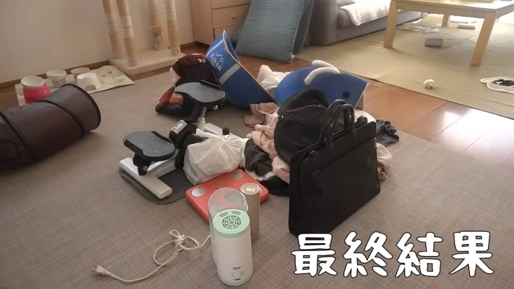 断捨離の結果、大量のゴミが集まりました