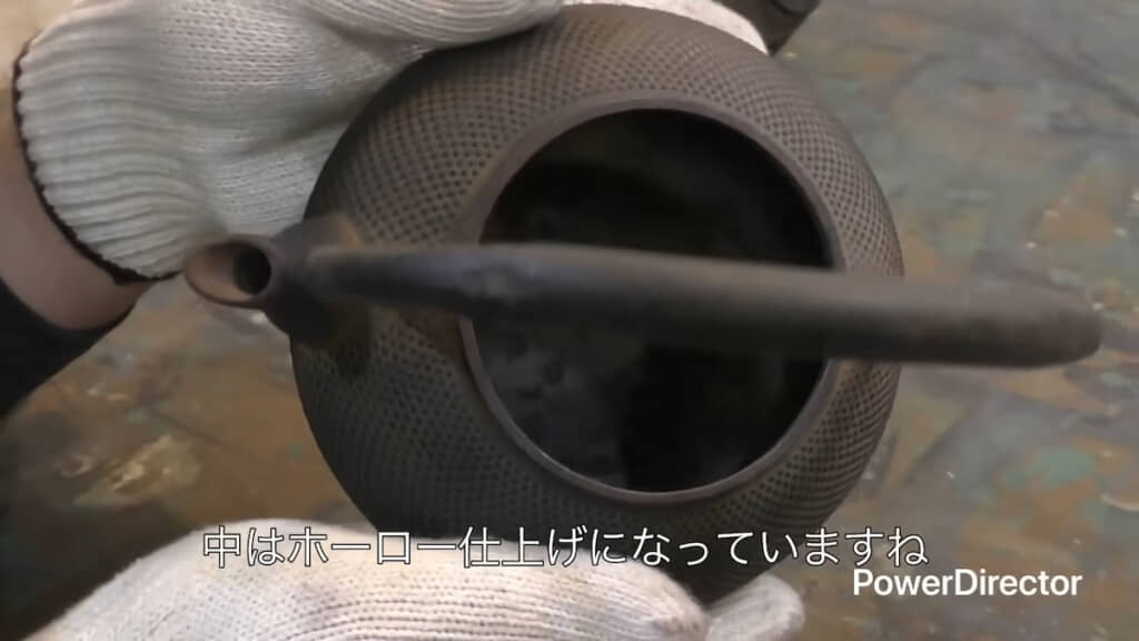 落札した鉄瓶