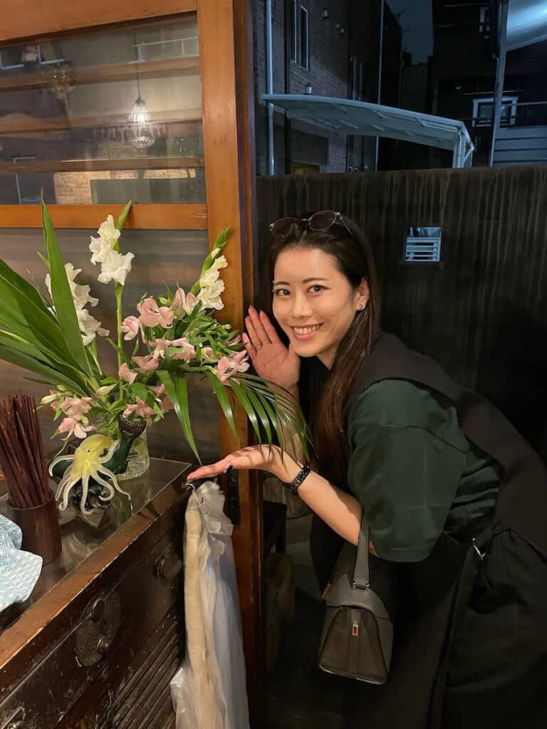 箸休めさん自身が「盛れてる」と感じる1枚目の写真。明るく親しみやすい雰囲気