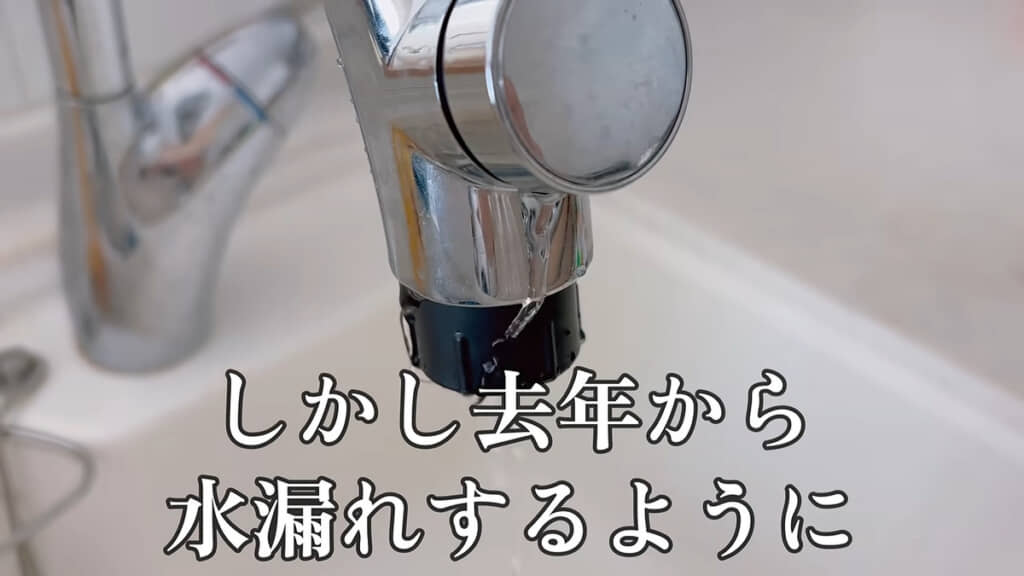 蛇口は水漏れするように……