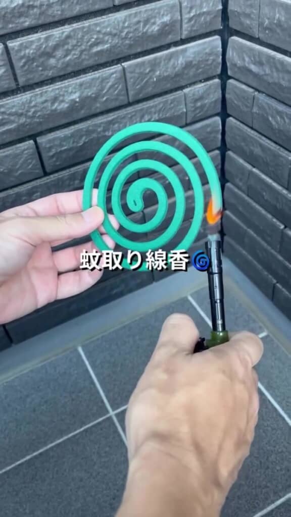 蚊取り線香を試してみる