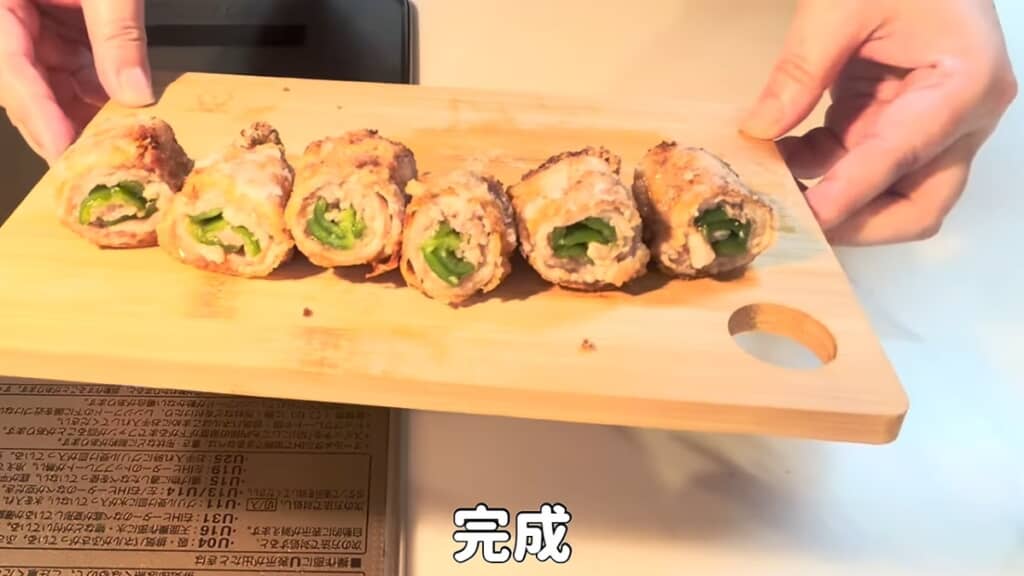 半分に切ってできあがり