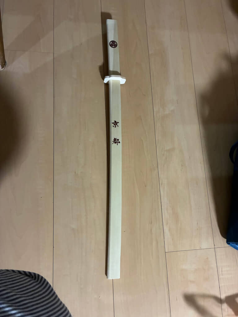 修学旅行で買った木刀