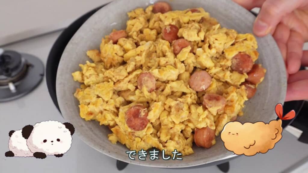 ふわふわ卵がおいしそう