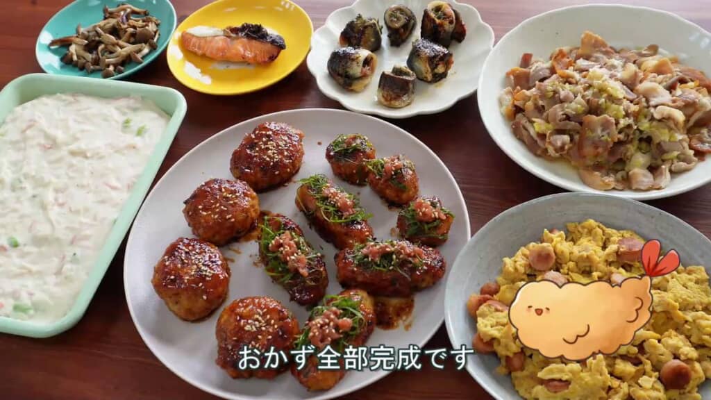 おかずが完成!