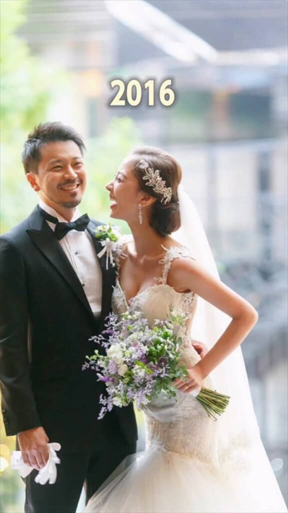 10年前の結婚式で撮影した写真