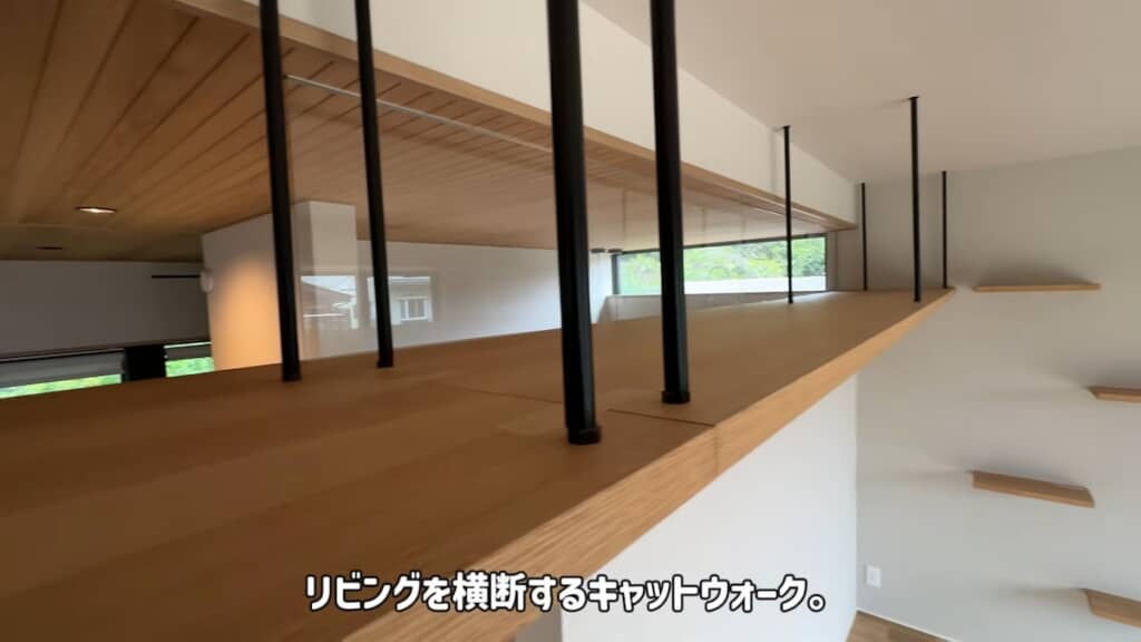 2階にも猫のための設備がたくさん