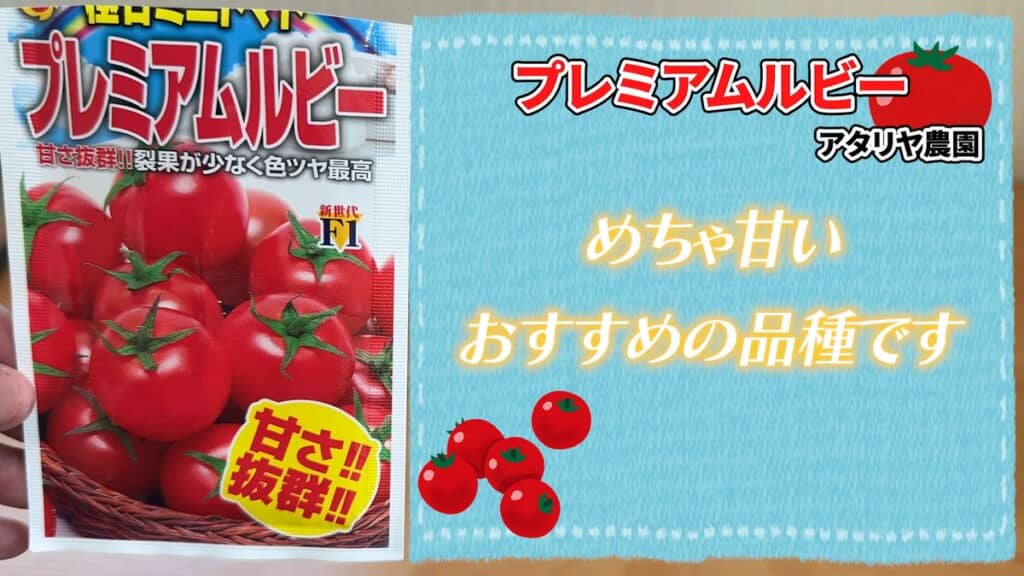 甘い味が特徴的な品種「プレミアムルビー」