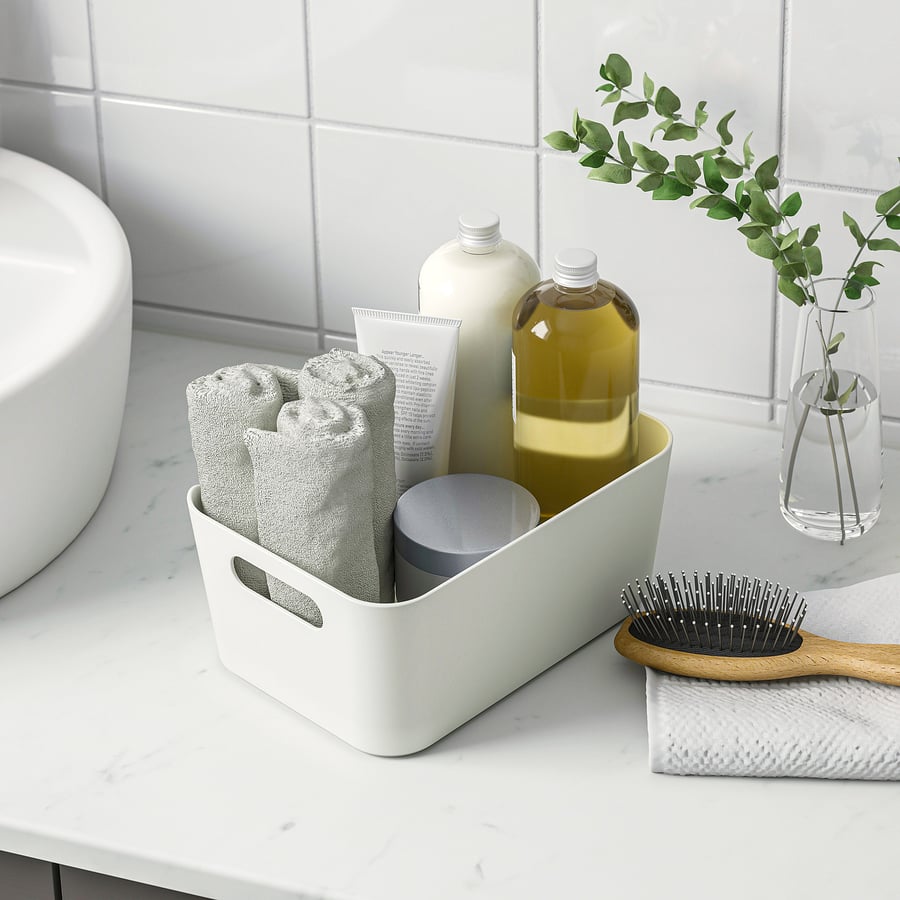 IKEA UPPDATERA ウップダテラ ボックス 洗面用品の収納例