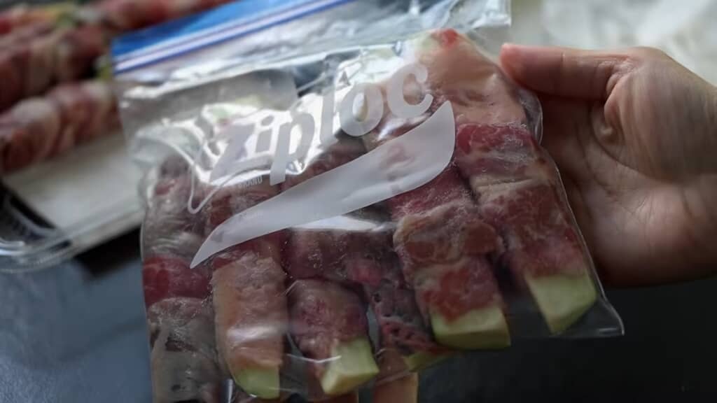 なすの牛肉巻き