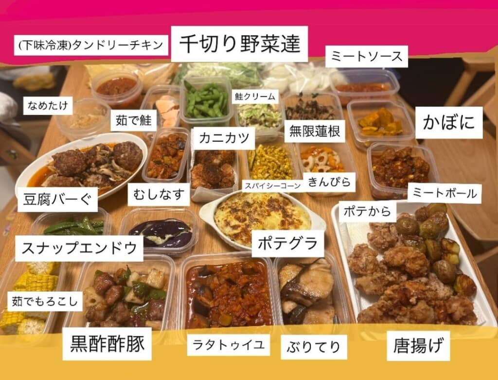 ガッツさんの腕前がうかがえる料理の数々