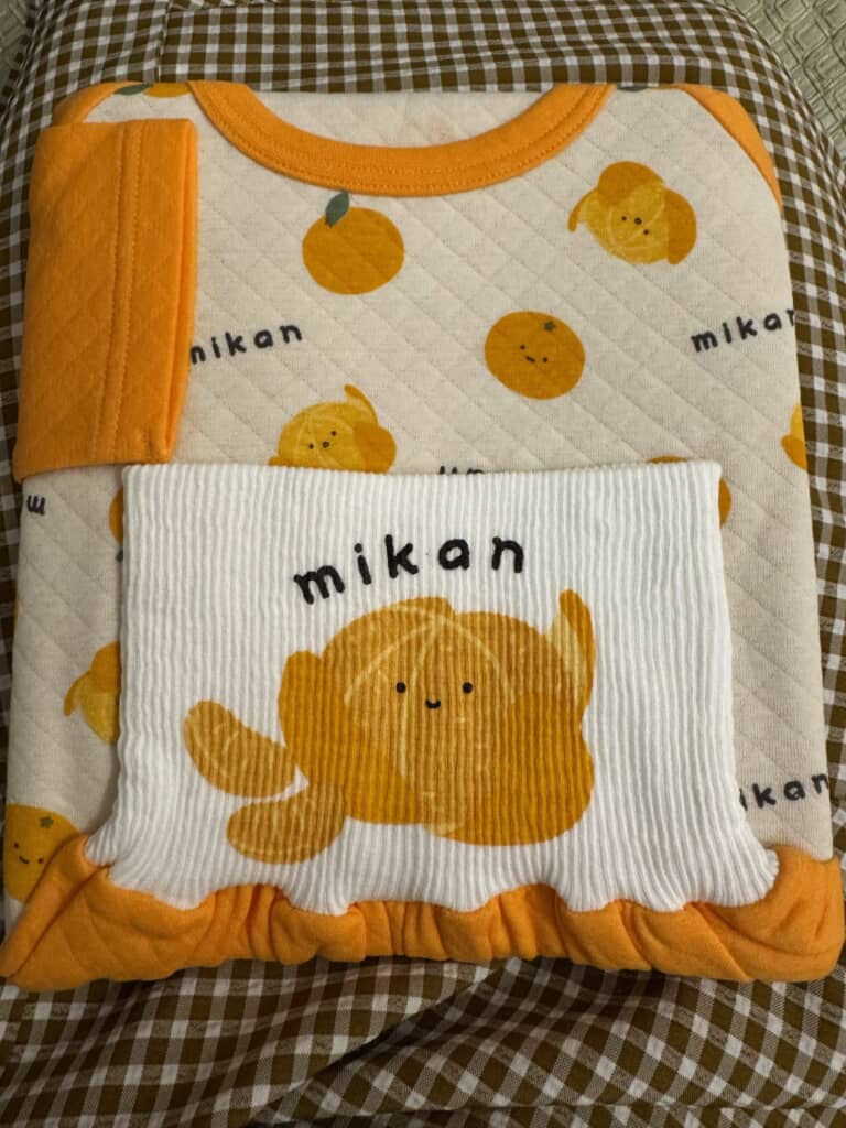 かわいらしいミカン柄