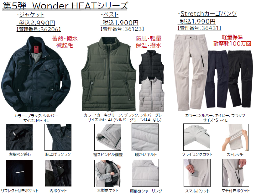 「Wonder HEAT」シリーズ