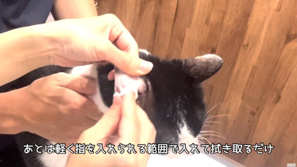 仕上げに拭き取れば……