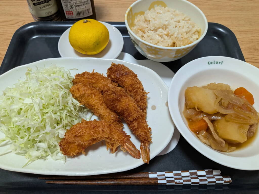 エビフライたっぷり!