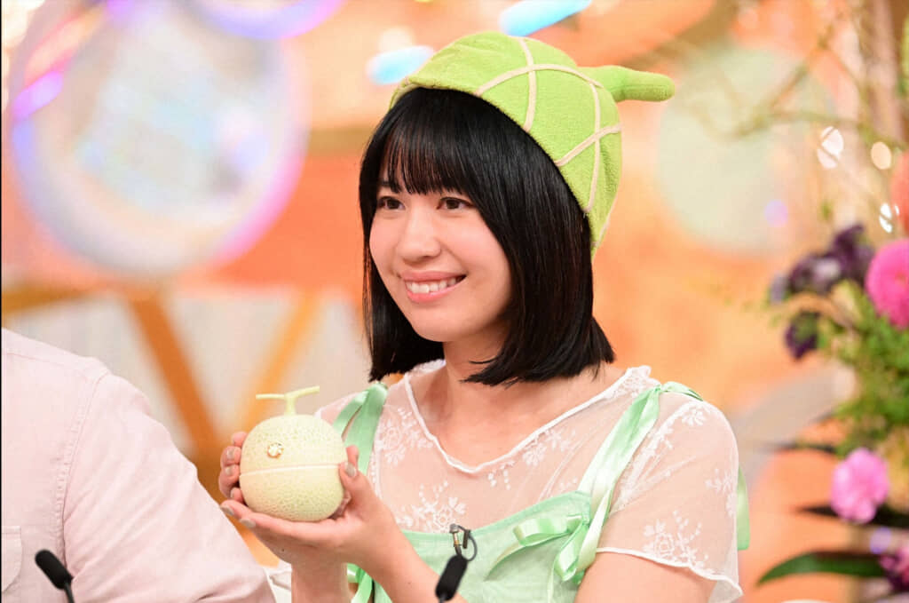 「メロン界のアイドル」こと山口めろんさん （C）ABCテレビ