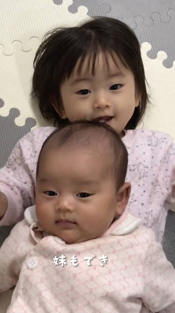 妹が生まれるころには髪が伸びてきて……