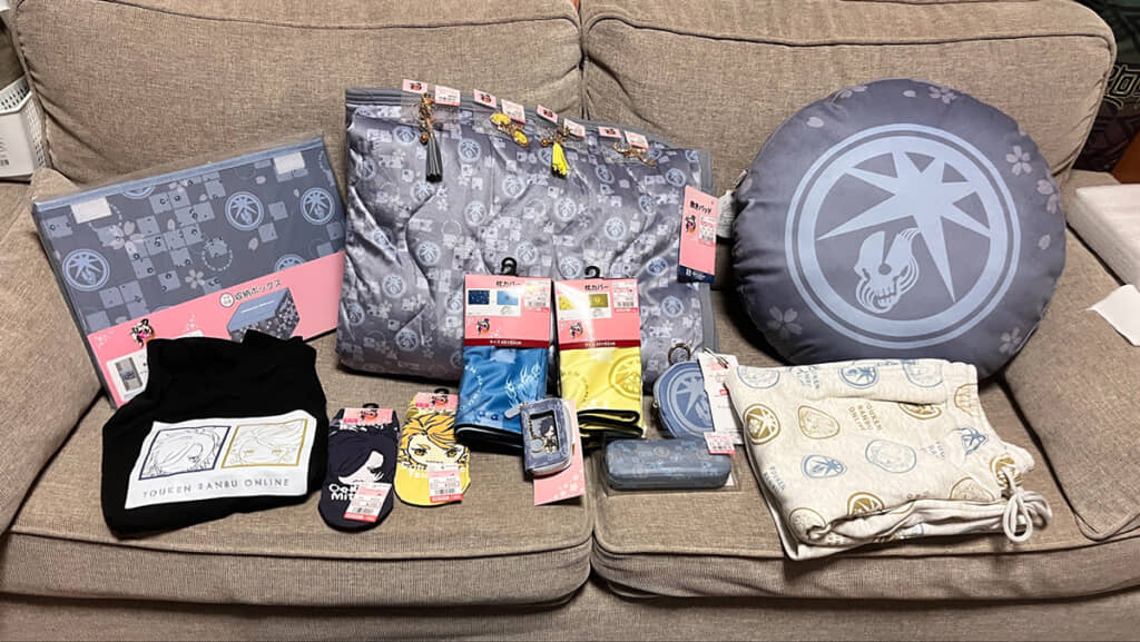 2万円の予算で買った「刀剣乱舞」グッズ