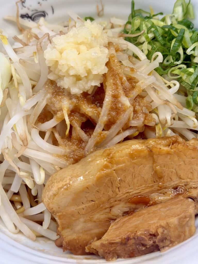 麺堂 油印で投稿者が頼んだ油そば
