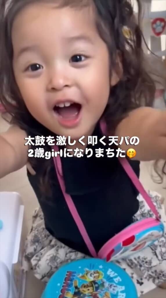 2歳になった娘ちゃん。お顔変わってない！