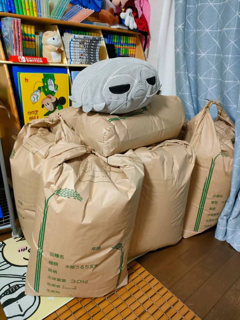 240キロ分のお米!(画像提供:まろいくらさん/@maroikura)