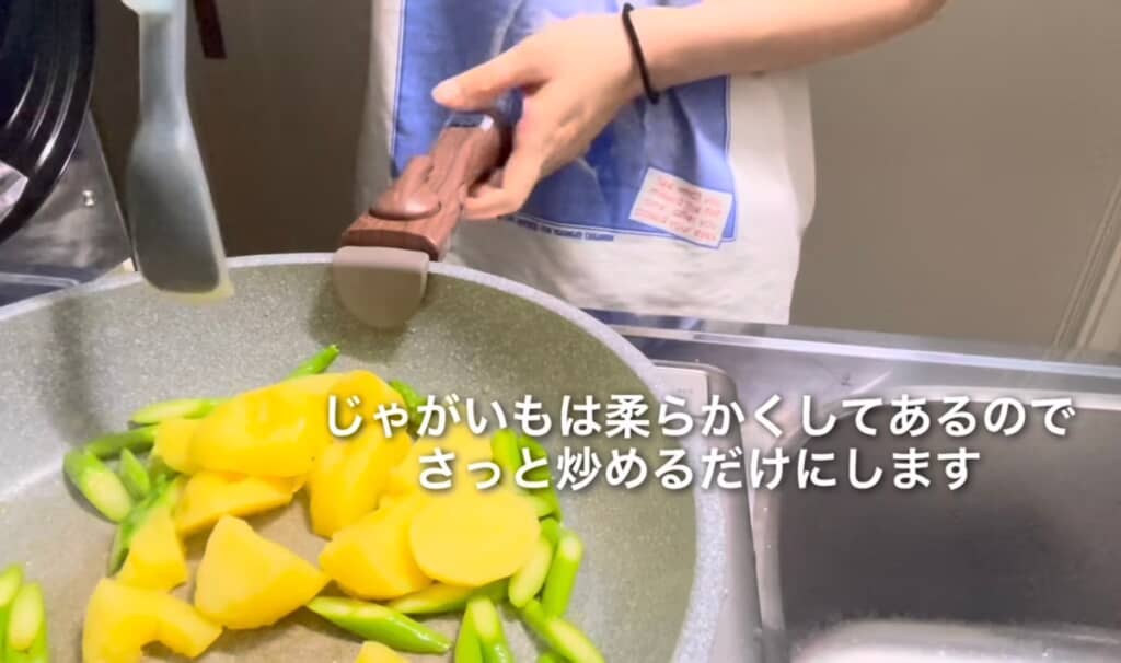 一口コンロでお弁当作り